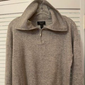 NWT Charter Club Luxury Cashmere Small Heather Grey Sweater